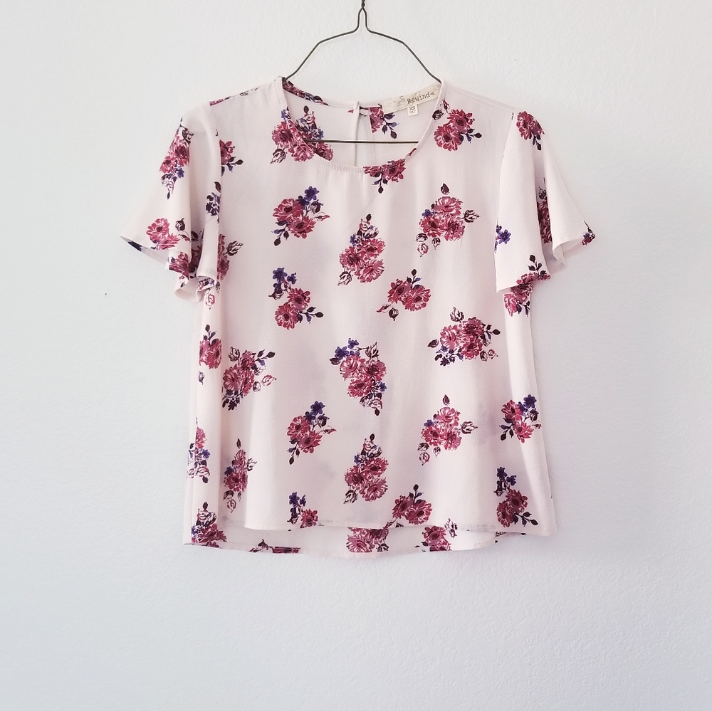 Flowy Floral Blouse XS